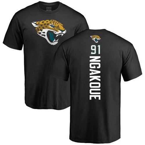 NFL Yannick Ngakoue Black : #91 Jacksonville Jaguars Nike Backer T-Shirt